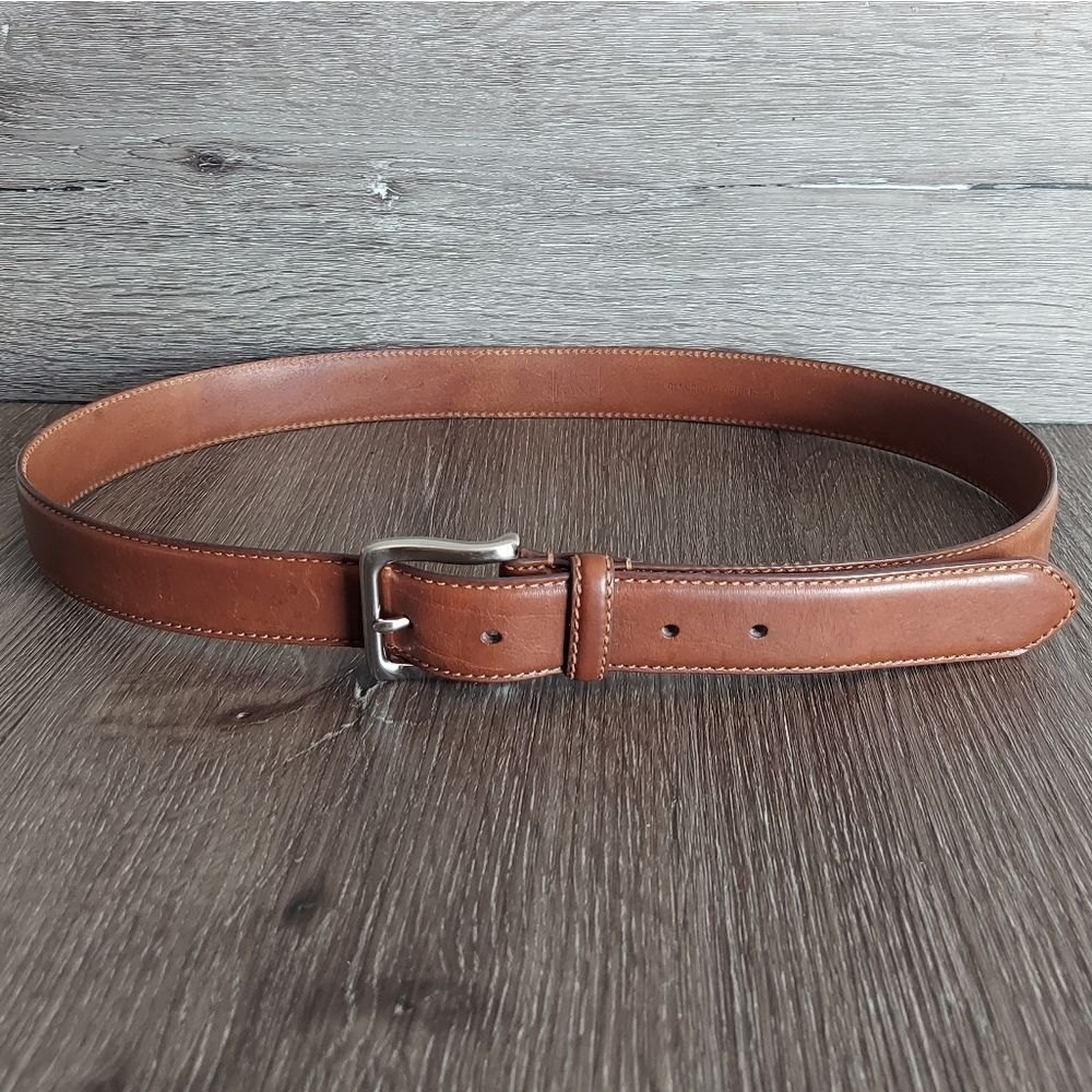 Jos. A. Bank Brown Italian Leather Mens Size 38
